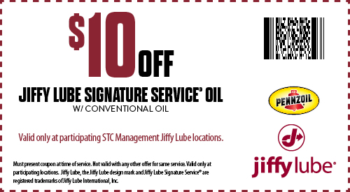 Jiffy Lube Oil Change Coupon